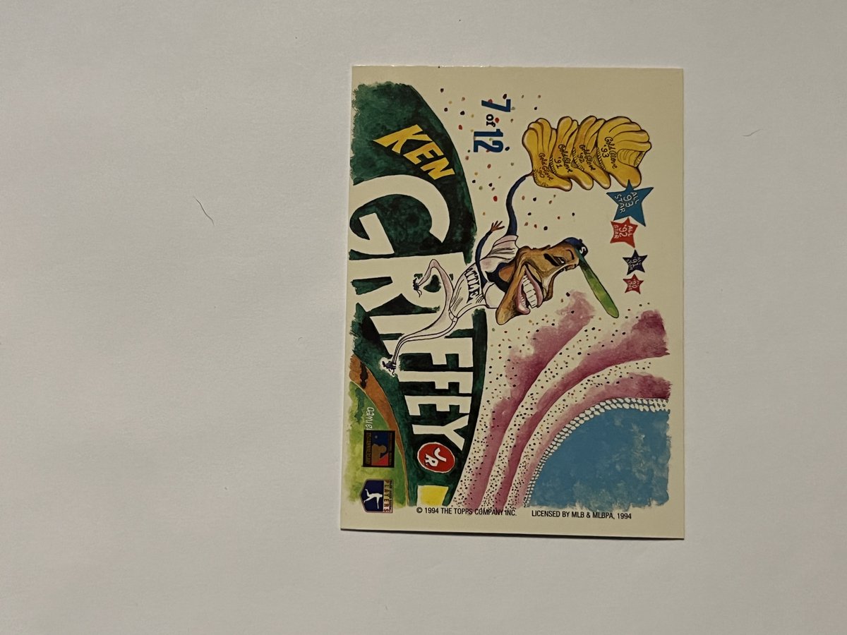 ceoemeritus's tweet photo. W20024 1994 TOPPS STADIUM CLUB KEN GRIFFEY JR DUGOUT DIRT #7 INSERT - $2.00 #LukeStax https://t.co/SeNVCyTbVU