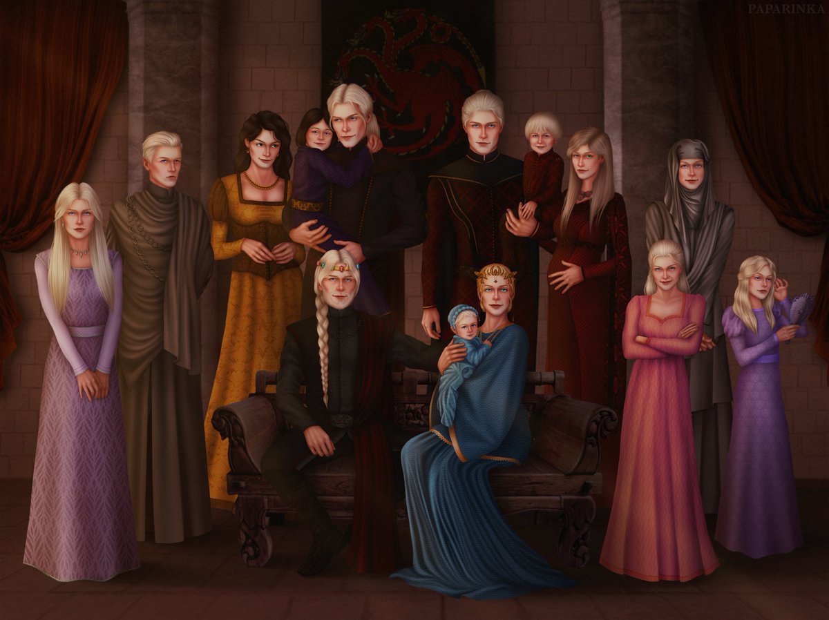 inotcarly's tweet photo. With a total of 20,721 responses, the ranking of Jaehaerys and Alysanne’s children has come to an end. Here it is: https://t.co/wYJrVWUbEE
