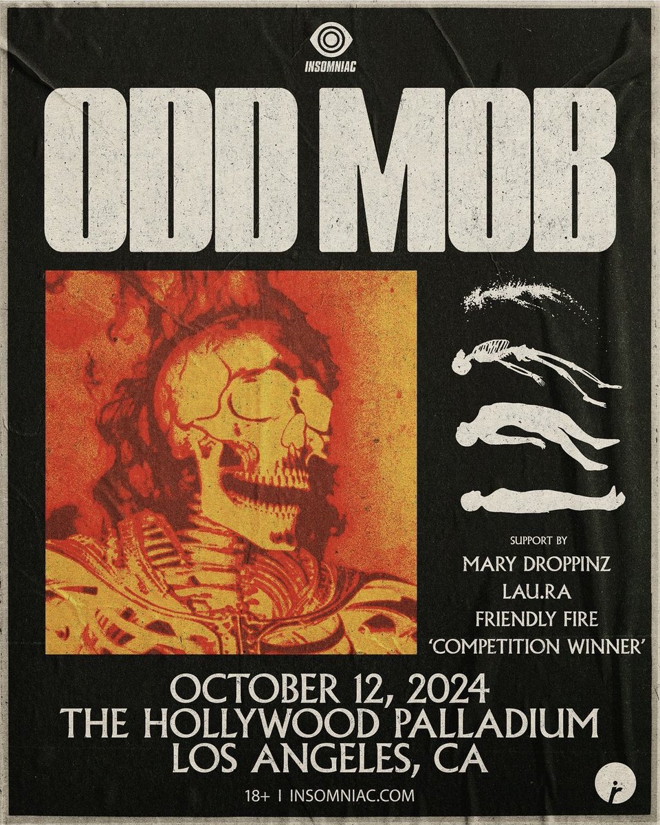 Adam Auburn (@adamauburn) on Twitter photo Oh sheeee lineup just dropped for <a href="/ODD_MOB/">odd mob</a>’s Palladium show and absolutely gassed to be part of it all with <a href="/FriendlyFireDJs/">FRIENDLY FIRE 🫠🔥</a>, <a href="/marydroppinz/">♡ Mary Droppinz ⭒</a>, and <a href="/lau_ra_lau_ra/">lau.ra</a> 🥰
Plus, check Odd Mob’s IG page for a DJ contest he announced to open up the show!! Oh sheeee lineup just dropped for <a href="/ODD_MOB/">odd mob</a>’s Palladium show and absolutely gassed to be part of it all with <a href="/FriendlyFireDJs/">FRIENDLY FIRE 🫠🔥</a>, <a href="/marydroppinz/">♡ Mary Droppinz ⭒</a>, and <a href="/lau_ra_lau_ra/">lau.ra</a> 🥰
Plus, check Odd Mob’s IG page for a DJ contest he announced to open up the show!!