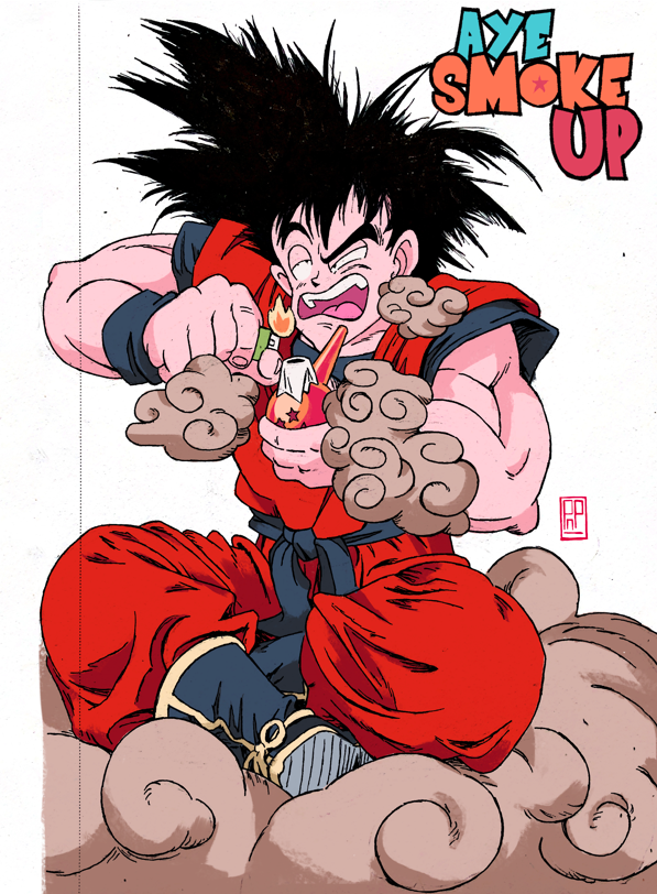 Crack addicted Goku comm for @JohnnyUtahNG
