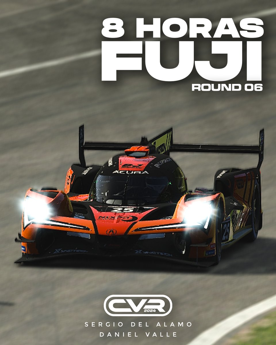 ๐ก๐๐ซ ๐ฆ๐ถ๐บ๐ฅ๐ฎ๐ฐ๐ถ๐ป๐ด (@nixsimracing) on Twitter photo RACE DAAAAAY๐
Cerramos el #CVR24 de la <a href="/DriversparadeCb/">Drivers Parade Club</a> con una carrera de 8 horas en el circuito de Fuji, donde seguimos en la lucha por mantenernos dentro del TOP 5๐
Tendremos en pista en el dรญa de hoy๐โฌ๏ธ
๐ <a href="/mistersergy/">ElSergios</a>
๐ <a href="/tableclan/">Daniel Valle</a>
#FightingSpirit๐งก๐ค RACE DAAAAAY๐
Cerramos el #CVR24 de la <a href="/DriversparadeCb/">Drivers Parade Club</a> con una carrera de 8 horas en el circuito de Fuji, donde seguimos en la lucha por mantenernos dentro del TOP 5๐
Tendremos en pista en el dรญa de hoy๐โฌ๏ธ
๐ <a href="/mistersergy/">ElSergios</a>
๐ <a href="/tableclan/">Daniel Valle</a>
#FightingSpirit๐งก๐ค