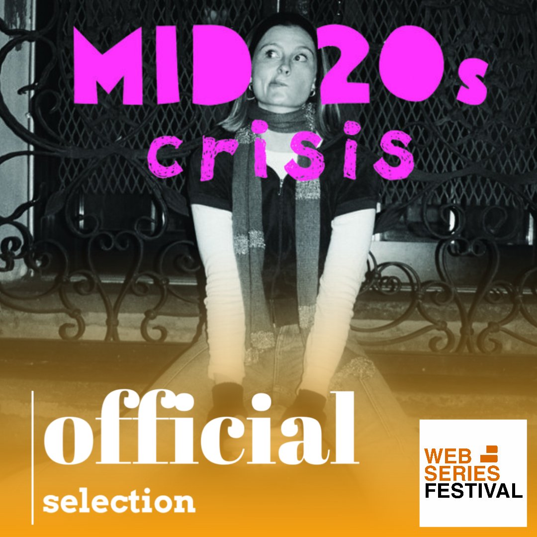 Excited to announce that "Mid 20's Crisis" is an official selection at webseriesfestival.com! Can't wait to share this hilarious and relatable series with everyone. #webseries #officialselection #mid20scrisis #webfest.