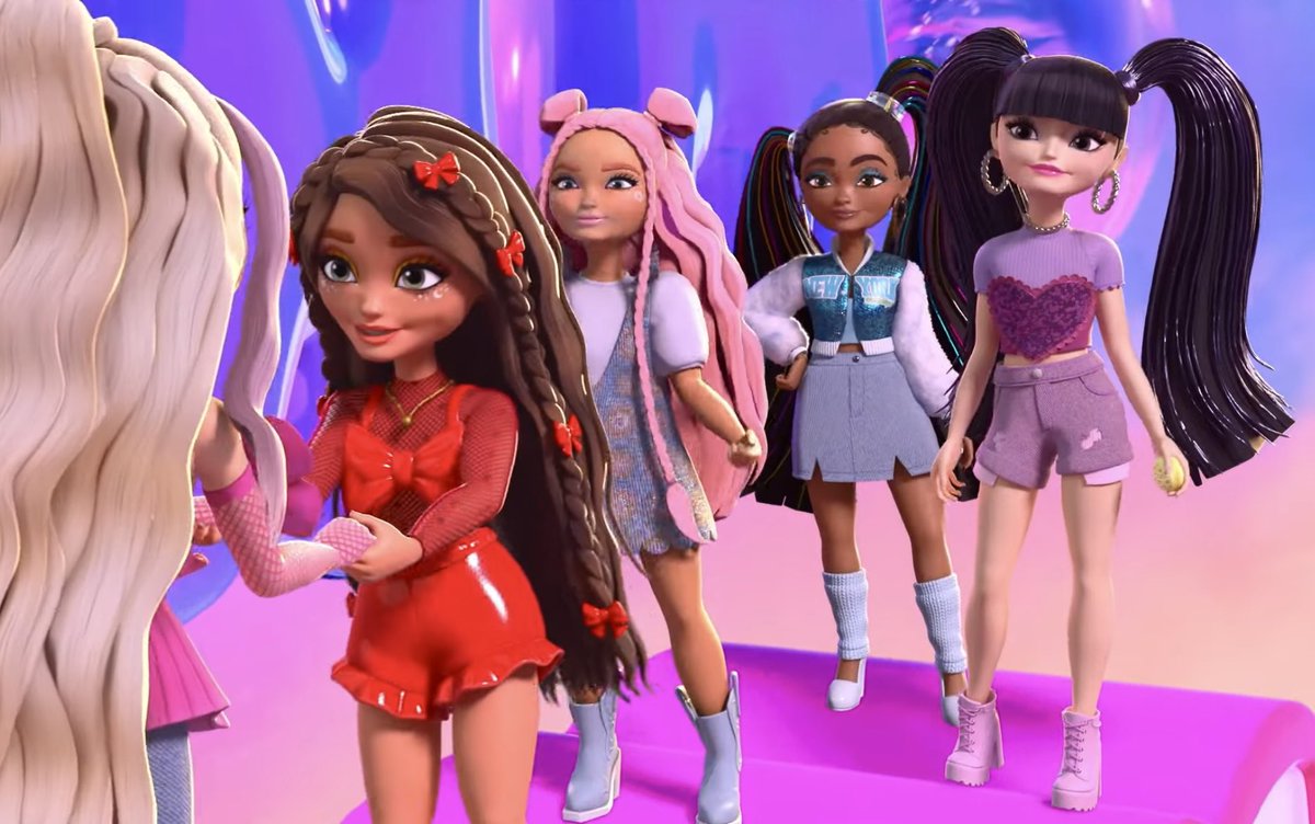 CrystalLeeVO's tweet photo. Hey Barbie~ I’m skateboarding onto the scene as RENEE in the all new #BarbieDreamBesties show! The first 2 episodes are out now on YouTube 💕

All my love to the besties over at @Barbie @Mattel and Mindshow for their hard work, and for making one of MY dreams come true 🤩 #barbie https://t.co/ZF3mgIXjCY