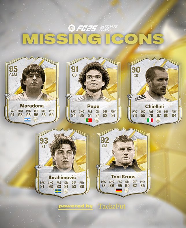 If you had the option to bring 1 back, who would it be? 🧐

#missingicons #eafc25