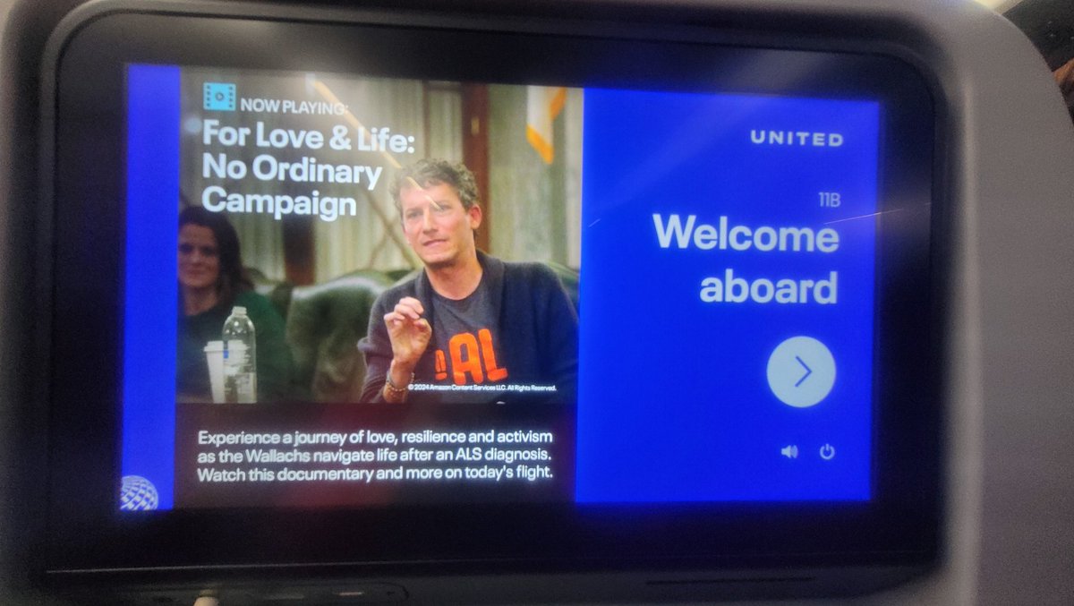 tomstroops's tweet photo. On my back to ATX from Belize and looky-looky @bsw5020 and his documentary No Ordinary Campaign. The reach and education of ALS is expanding. Thank you, Brian and @sabrevaya, for pushing ALS into the spotlight. #fuALS #ALSveterans #Tomstroops https://t.co/imezz18mIC