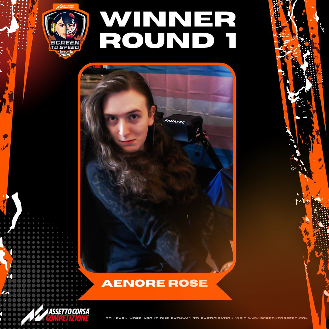 Huge congrats to Aenore Rose, the first-ever winner of the Screen to Speed ACC Fall Cup ‘24! 🏆 Your speed and skills on the track are unmatched! 🚗💨 #ScreenToSpeed #ACC #FallCupChampion #GT3 <a href="/QueensEsport/">Queens' Design</a>