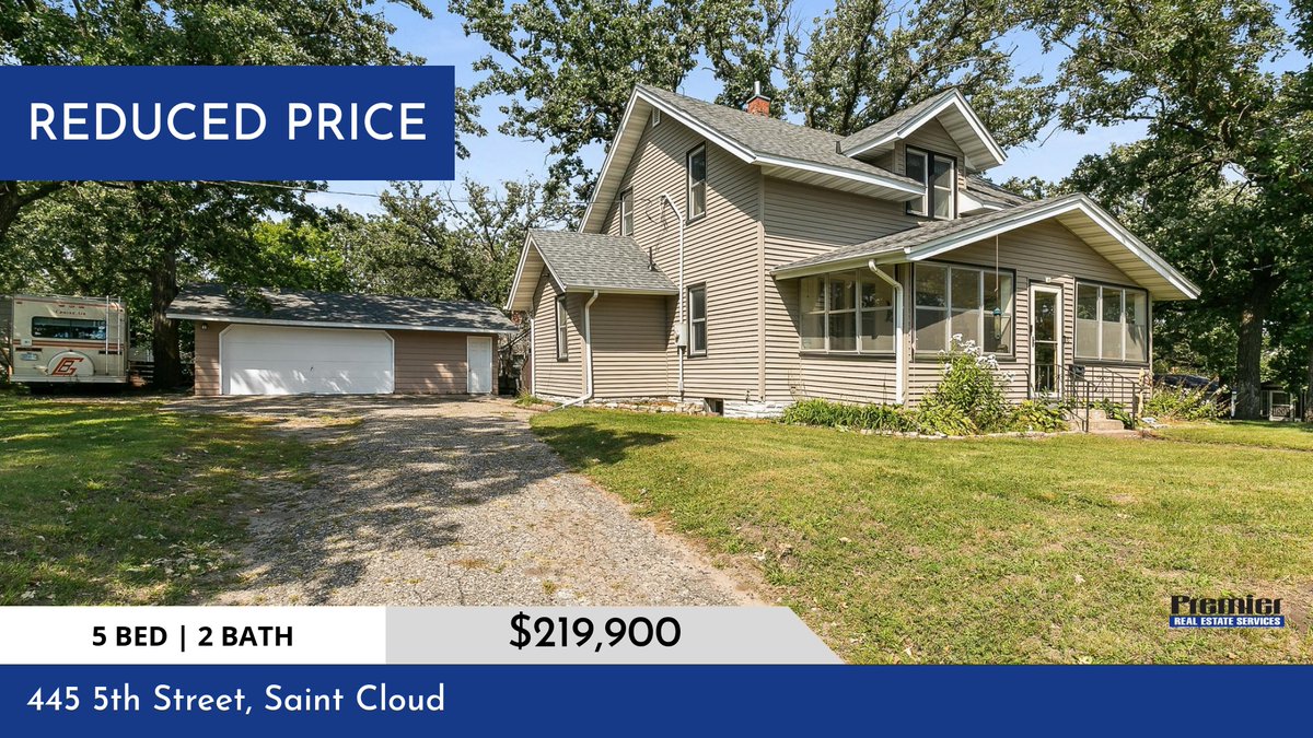 JasonMillerHome's tweet photo. 📍 Reduced Price 📍 This recently reduced home at 445 5th Street in Saint Cloud won't last long, so, don't wait to set up a showing! Reach out here or at (320) 761-8500 for more information!

Jason Miller 
Premier Real Estate Servi... https://t.co/c2Vwi1Gi22 https://t.co/Z87Ulke1Fu