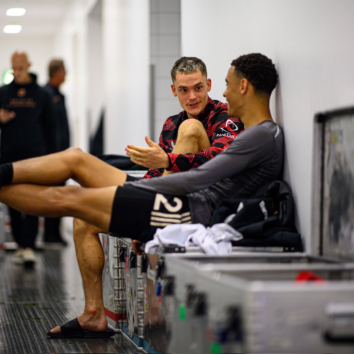 FCBayernTurkish's tweet image. Maçın ardından Florian Wirtz ve Jamal Musiala. 🤝