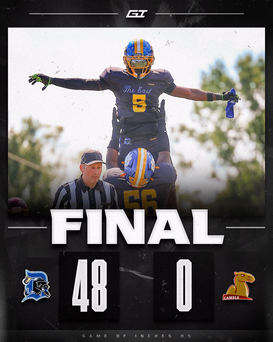 GameofInchesHSS's tweet photo. FINAL: The @DBoyzFootball Panthers are 5-0 after a BIG shut out win over Atkins, 48-0🏈 https://t.co/NFwvNn1Ccs