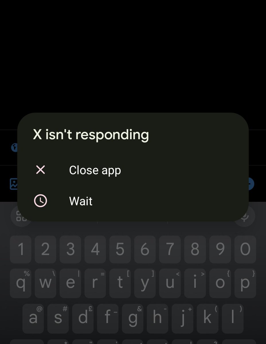 With the amount of money that toss pot Musk has you would think he could afford to keep this app functional! I've seen this about 100 times today and it's frustrating as fuck! I've had to press wait 10 times just while writing this post #Musk #TwitterDown