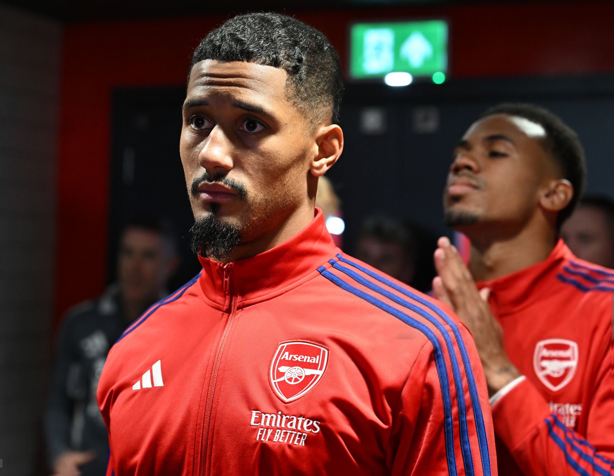 AFC Pics on X: "William Saliba #ARSLEI https://t.co/mLQM3PcffQ" / X