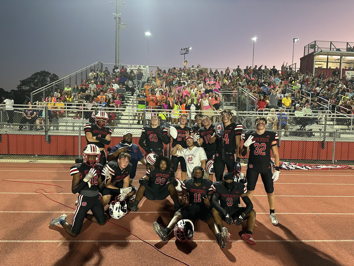 NDGriffinFB's tweet photo. The defense showed up Friday night and Landyn Berry got to sign the turnover ball! #KDTD https://t.co/xuWrL1S4qB
