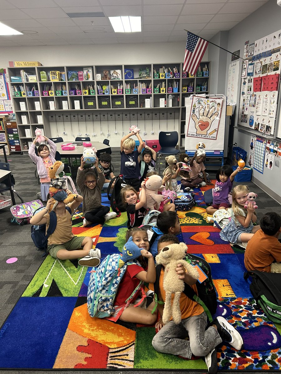 We loved getting to bring our stuffed animals to school today to show them how to be ready to learn. <a href="/MarionMavericks/">Marion Mavericks</a>