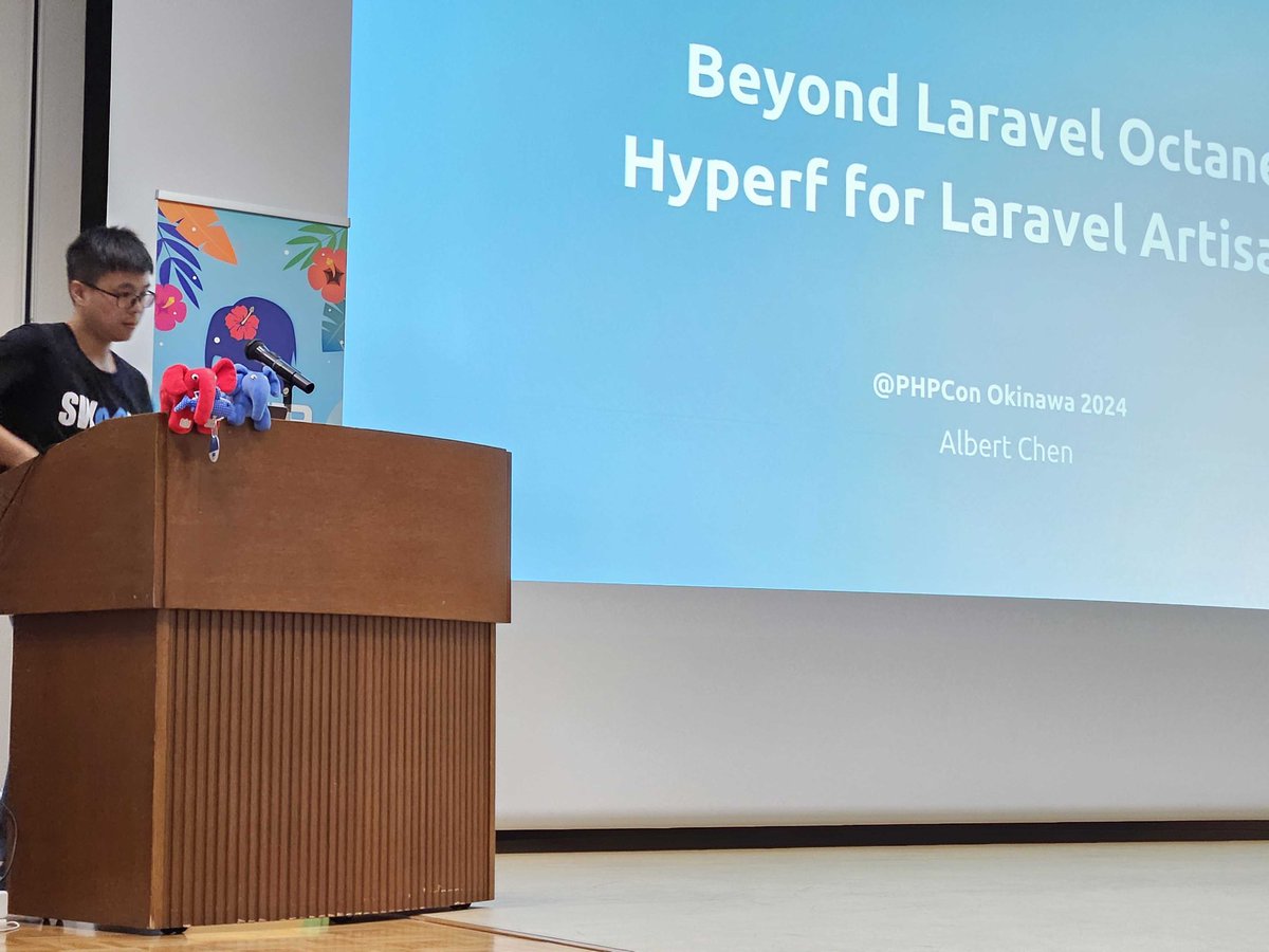 albert_cht's tweet image. PHPCon Okinawa 2024 is really amazing and impressive! I also had a great time connecting with some cool PHPers at the after party. I look forward to attending another PHPCon in Japan someday!
#phpcon_okinawa