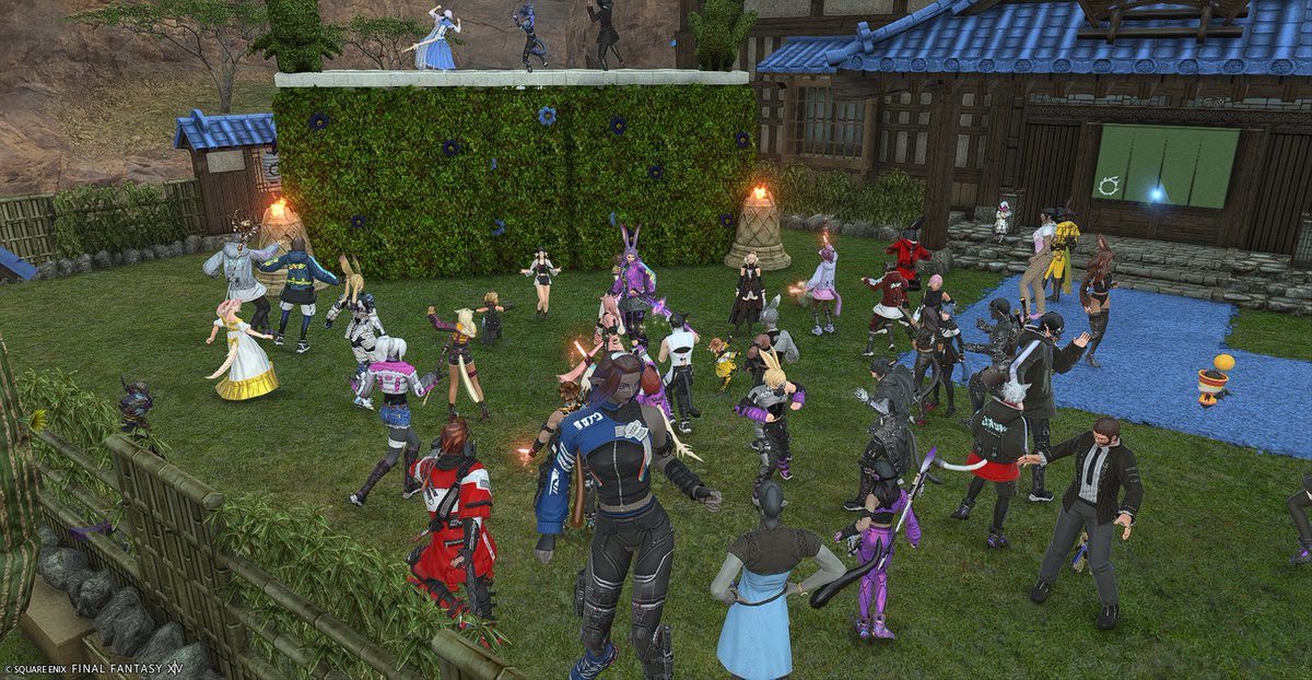 SrinityFF's tweet photo. Didn't want to risk stepping on anyone's toes so I was a wallflower tonight. 🌸 Saw some familiar faces though. 😊
#Aethercon #Aethercon2024 #FFXIV #Elezen #Duskwight https://t.co/zaiL4ZcCuD