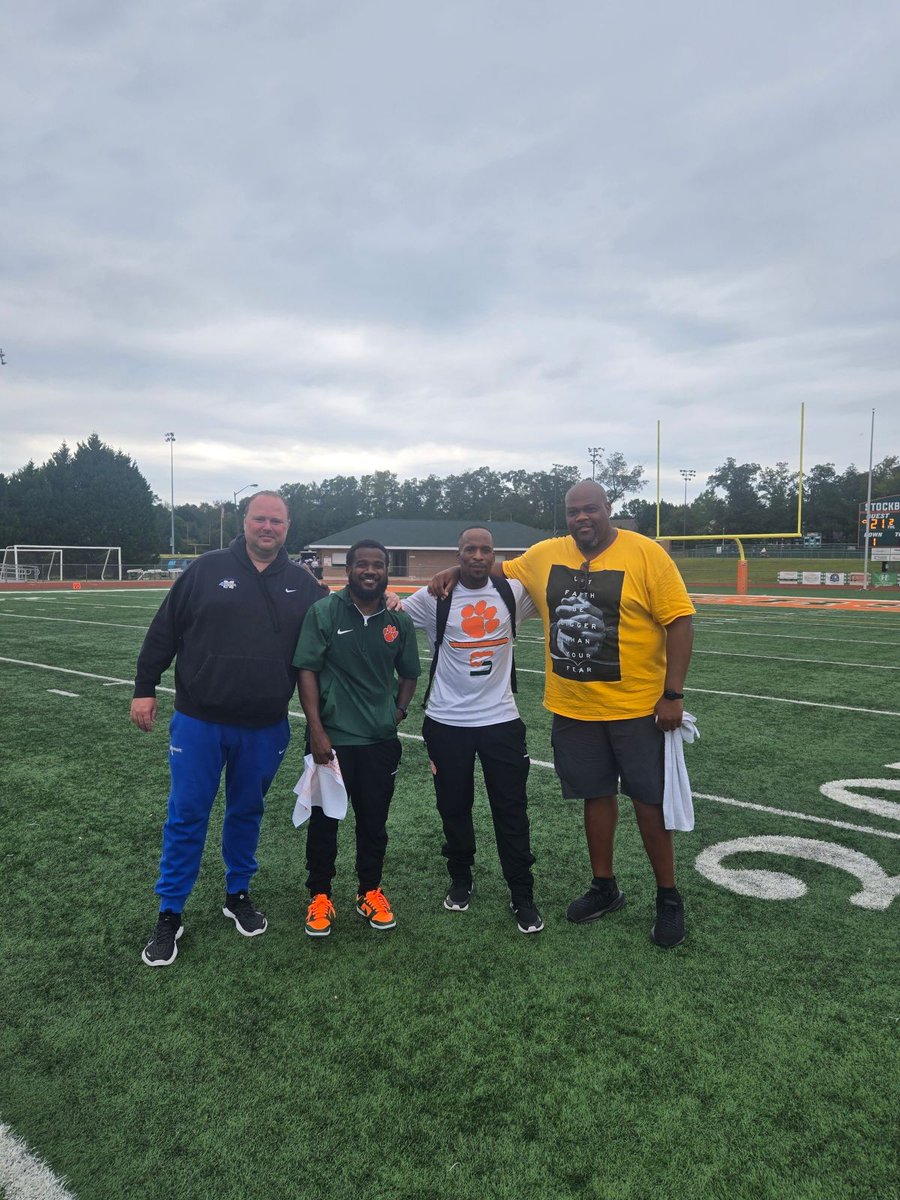 Coach Michael Martin (@fbcoachmartin) on Twitter photo Great to see my guy <a href="/Coach_Bama/">Kendrick Callier</a> and <a href="/StockbridgeFoo2/">Stockbridge Football</a> get a big region win and catch up with some old friends, @CC_BIGCOACH & the Twitter-less Coach Hannah.
Listening to Coach Hannah get after one of his RB's about ball security brought back a lot of fond memories, haha. Great to see my guy <a href="/Coach_Bama/">Kendrick Callier</a> and <a href="/StockbridgeFoo2/">Stockbridge Football</a> get a big region win and catch up with some old friends, @CC_BIGCOACH & the Twitter-less Coach Hannah.
Listening to Coach Hannah get after one of his RB's about ball security brought back a lot of fond memories, haha.