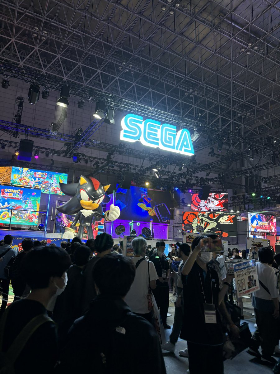 SebaSnake87's tweet image. Aquí en #SegaAtlusTGS2024