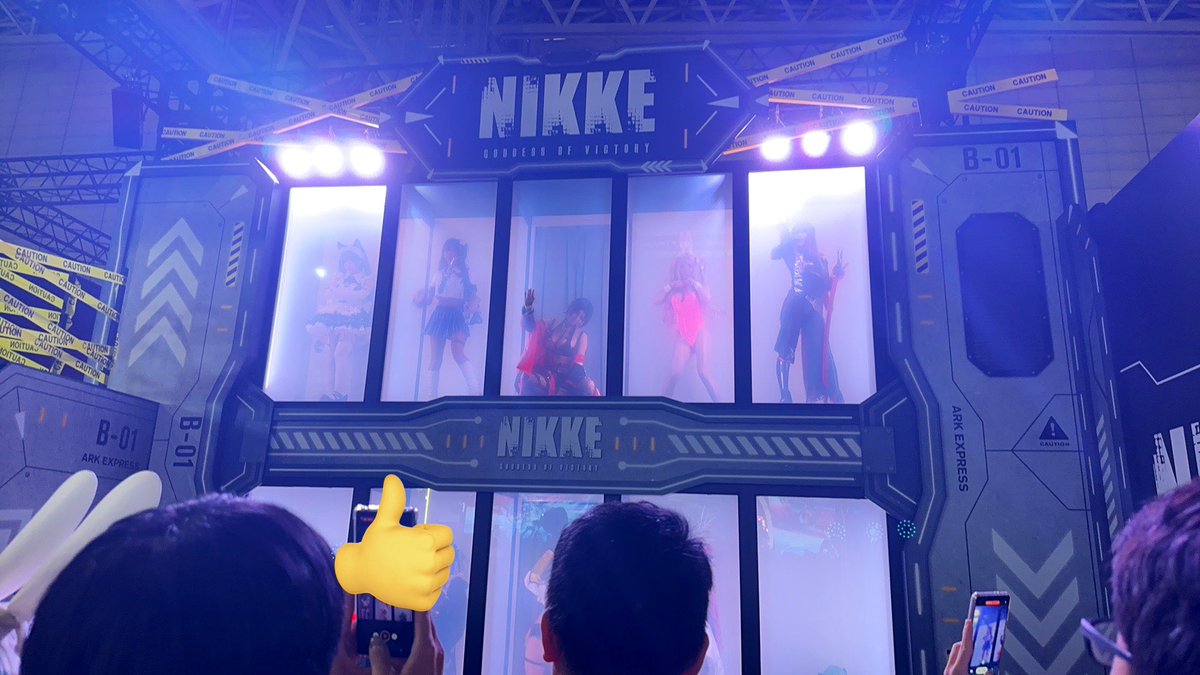 cnpongames's tweet photo. #NIKKE #東京ゲームショウ2024 #NIKKETGS
 やっと並べたー https://t.co/yQM4UcLgMF