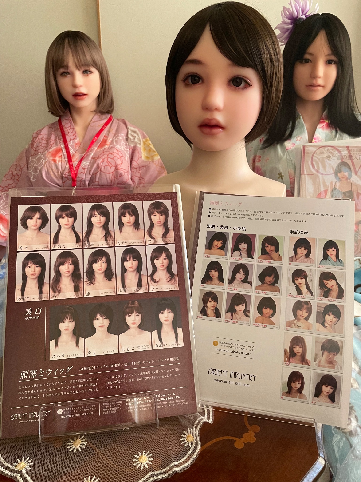 ♪♪ 1/6 　ドール カスタムドールヘッド　サーガ　(Saga)　　♪♪ ♪♪ 1/6 ドール カスタムドールヘッド 秋椛 (あきか
