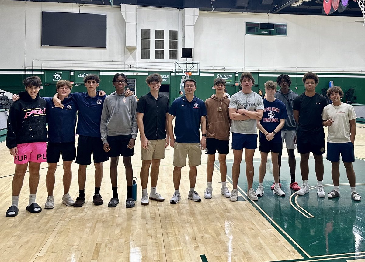 We stopped by to watch Stetson University’s basketball practice today. 

Appreciate Coach Donnie Jones for the hospitality. Look forward to following their upcoming season!