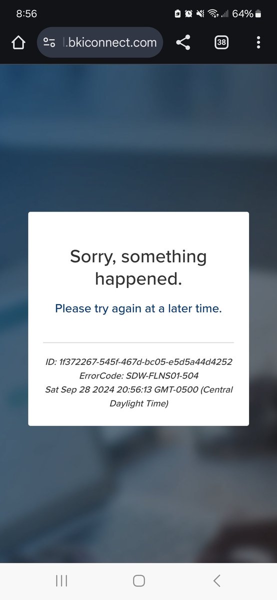 TheOneWhiteRose's tweet photo. @NavyFederal It spins for a while and then shows this https://t.co/TlpCG8lidP