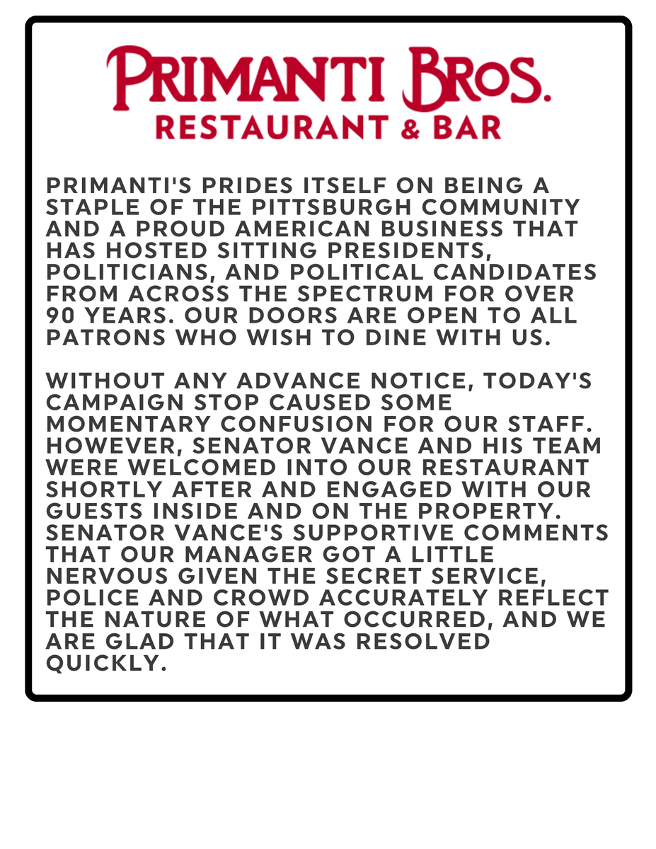 LangmanVince's tweet photo. Hey Primanti Brothers, apology not accepted. Your WOKE staff would've never done that to Tampon Tim. 
Bud Light the Primanti Bros. Restaurant https://t.co/LvVg9wjG1N