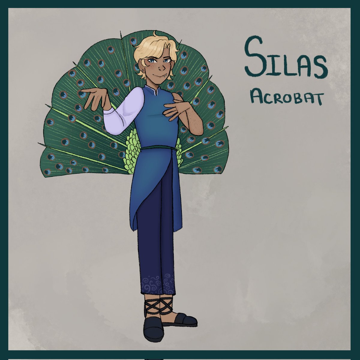 StarfruitD's tweet photo. I drew a couple of NPCs from the #dungeonsanddragons game I'm currently running set in a magical carnival! Meet Bijou and Silas! https://t.co/2dHKb2viaU