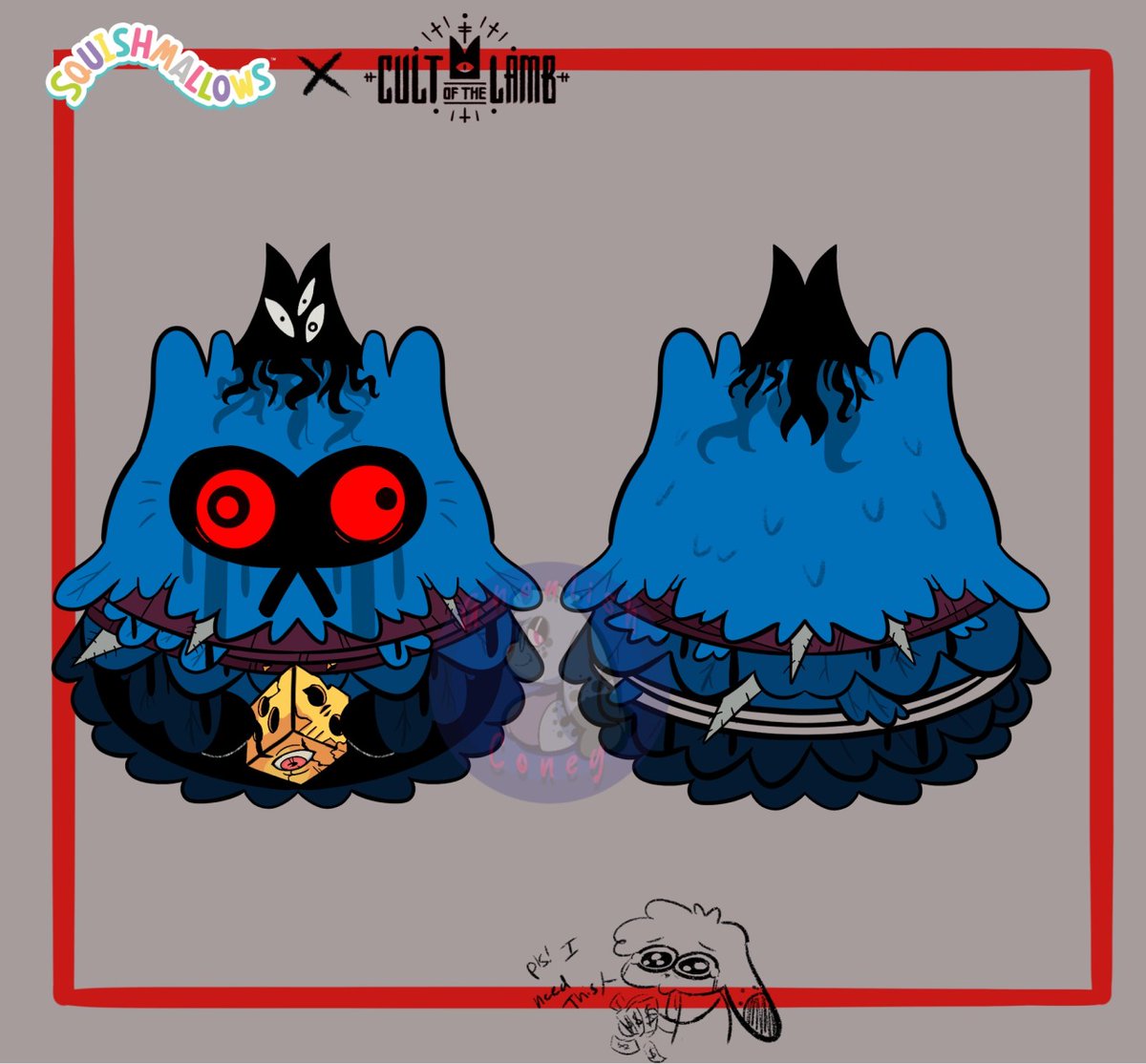 Ghoulish_Coney's tweet photo. Part 6 COTL x Squishmallows
Sorry it took long😅
#COTL #cotlfanart #cultofothelambfanart #cultofothelamb #CultoftheLamb #clauneck #kudaai #chemach #haro #Squishmallows https://t.co/xYuTEl6N3d
