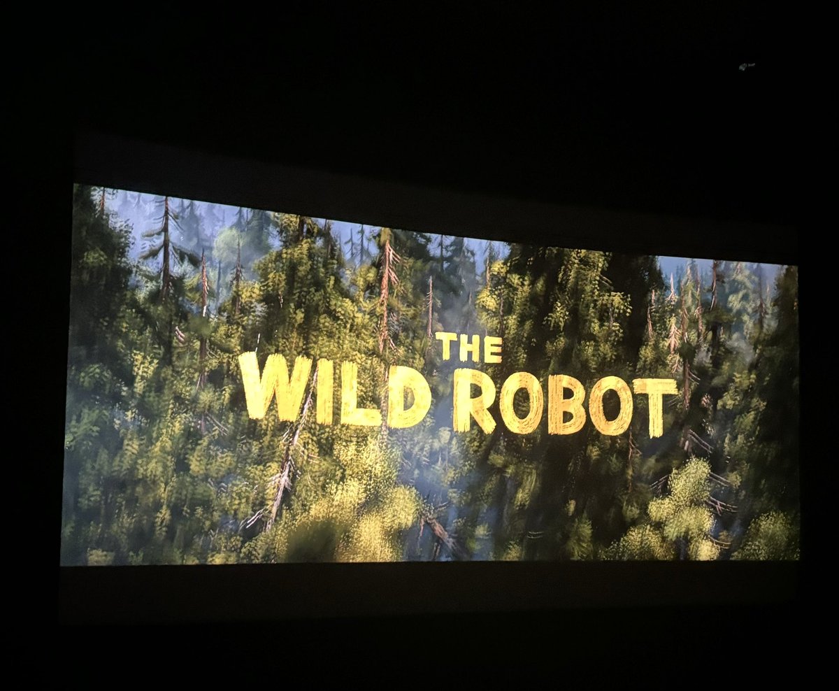 When you finish a class novel that’s being turned into a movie, you may run into some third graders out in the “wild” 🤖🪿