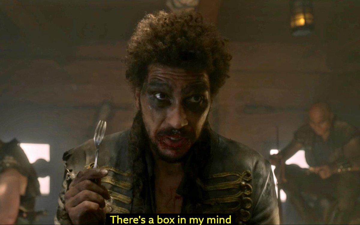 Rel8585's tweet image. I have a scary amount of hope, I really need to follow Frenchie and keep that box shut😄 Or, like just peek a little bit. Oh dear it's not staying shut!! 🤡🤡🤡🤡🤡
#OurFlagMeansDeath #Supnetflix