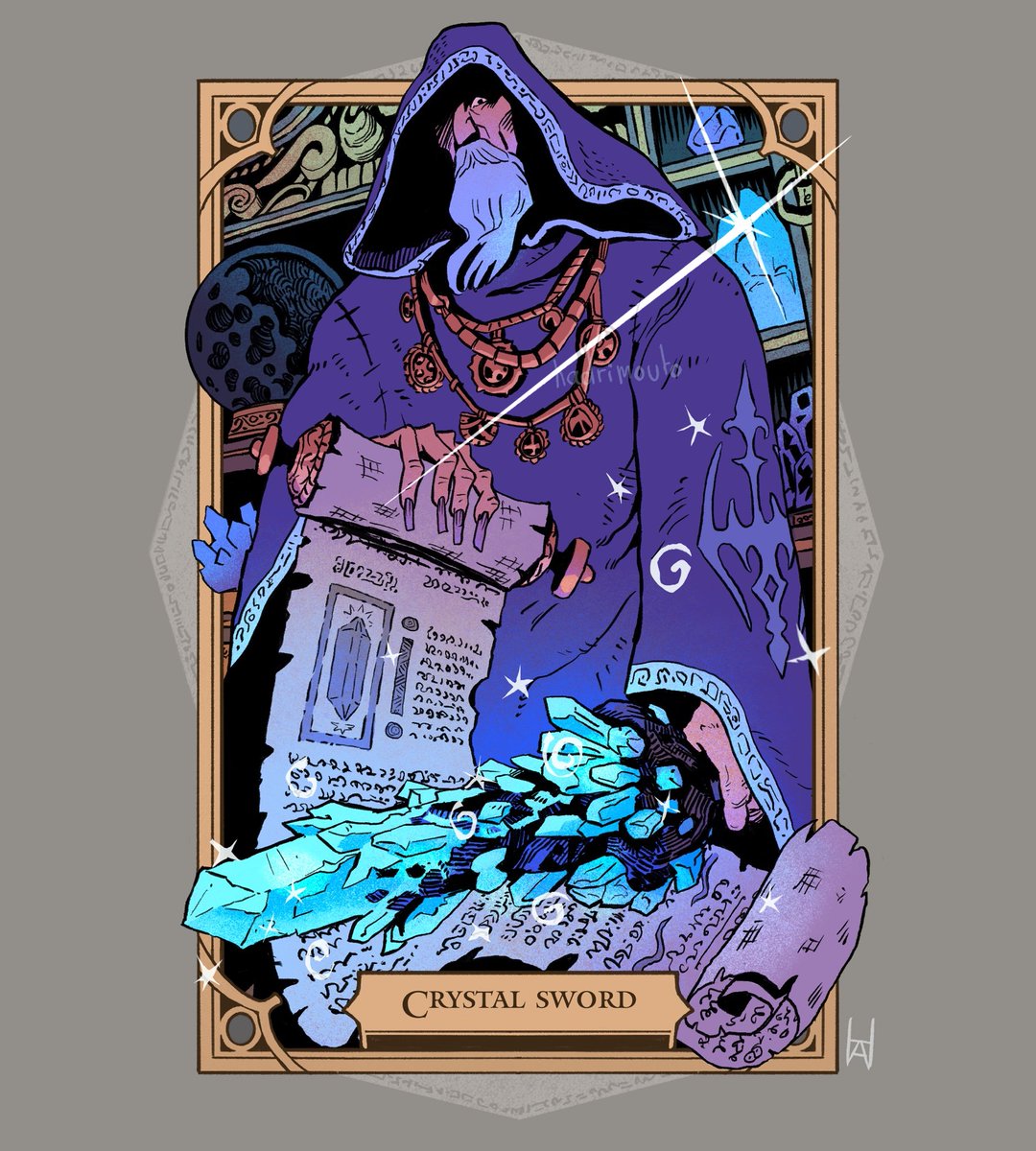 #swordtember2024 
Day 28- Crystal