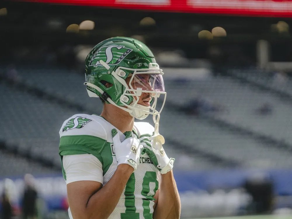 CFLFan13's tweet photo. Riders fans need to start getting used to the name Dhel Duncan-Busby.

#CFL https://t.co/VnyZqKNuiO