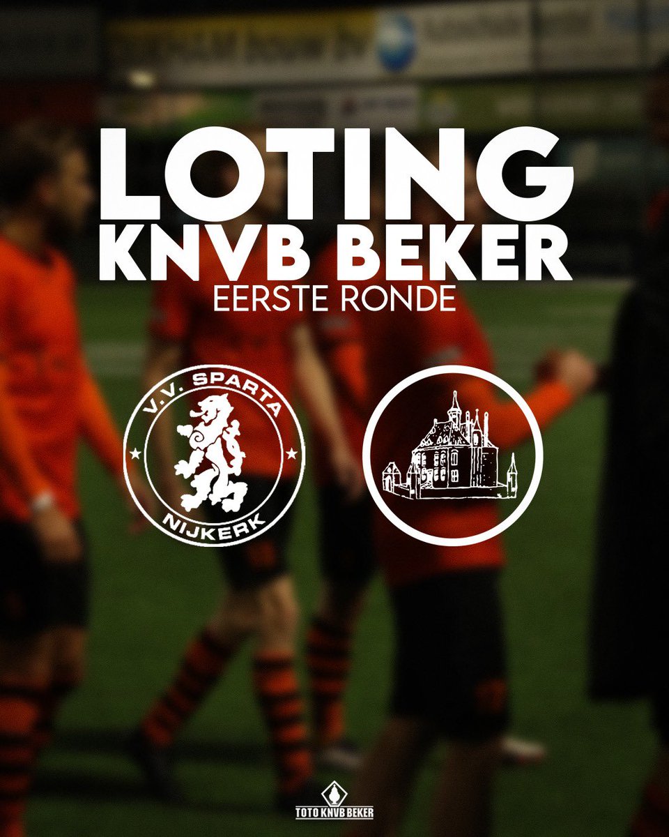 spartanijkerk's tweet photo. LOTING | Wij loten Capelle thuis voor de 1e ronde van de KNVB Beker! https://t.co/6K4ci6OW9Z