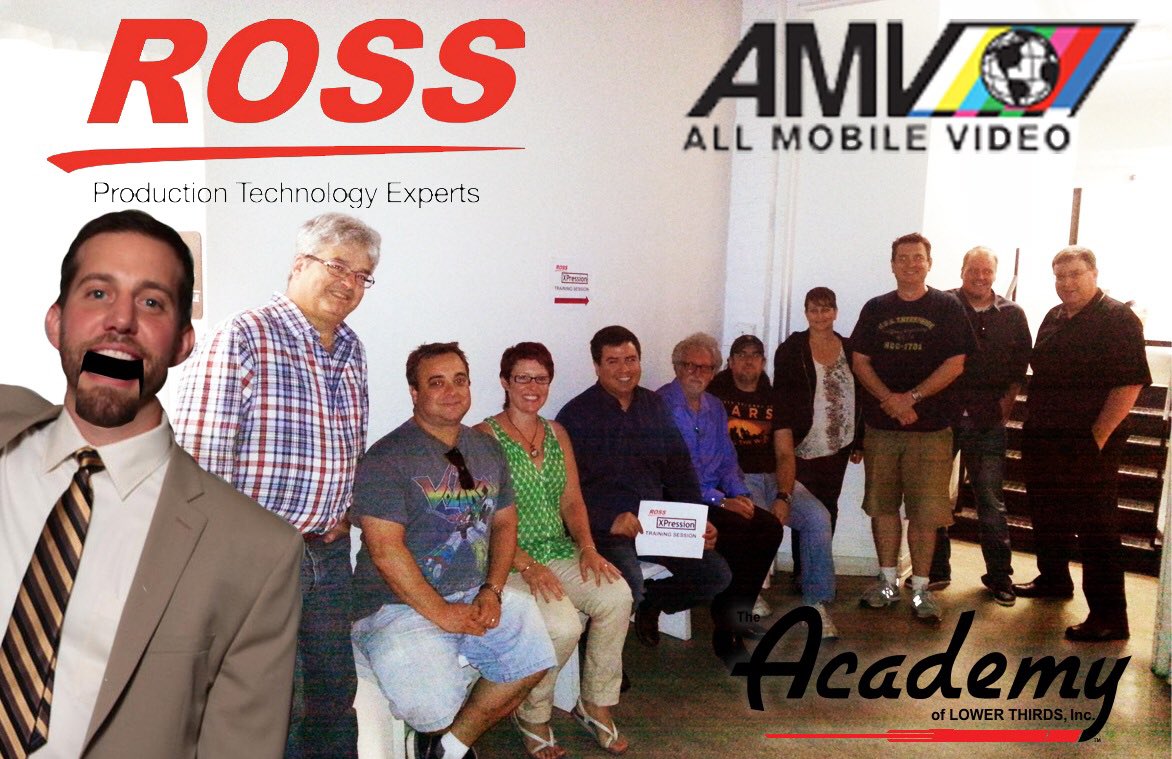 10 years ago, <a href="/ross_video/">Ross Video</a> invited designers from around the country to learn <a href="/RossXPN/">Ross Video XPression</a> sports graphics. What a crew!