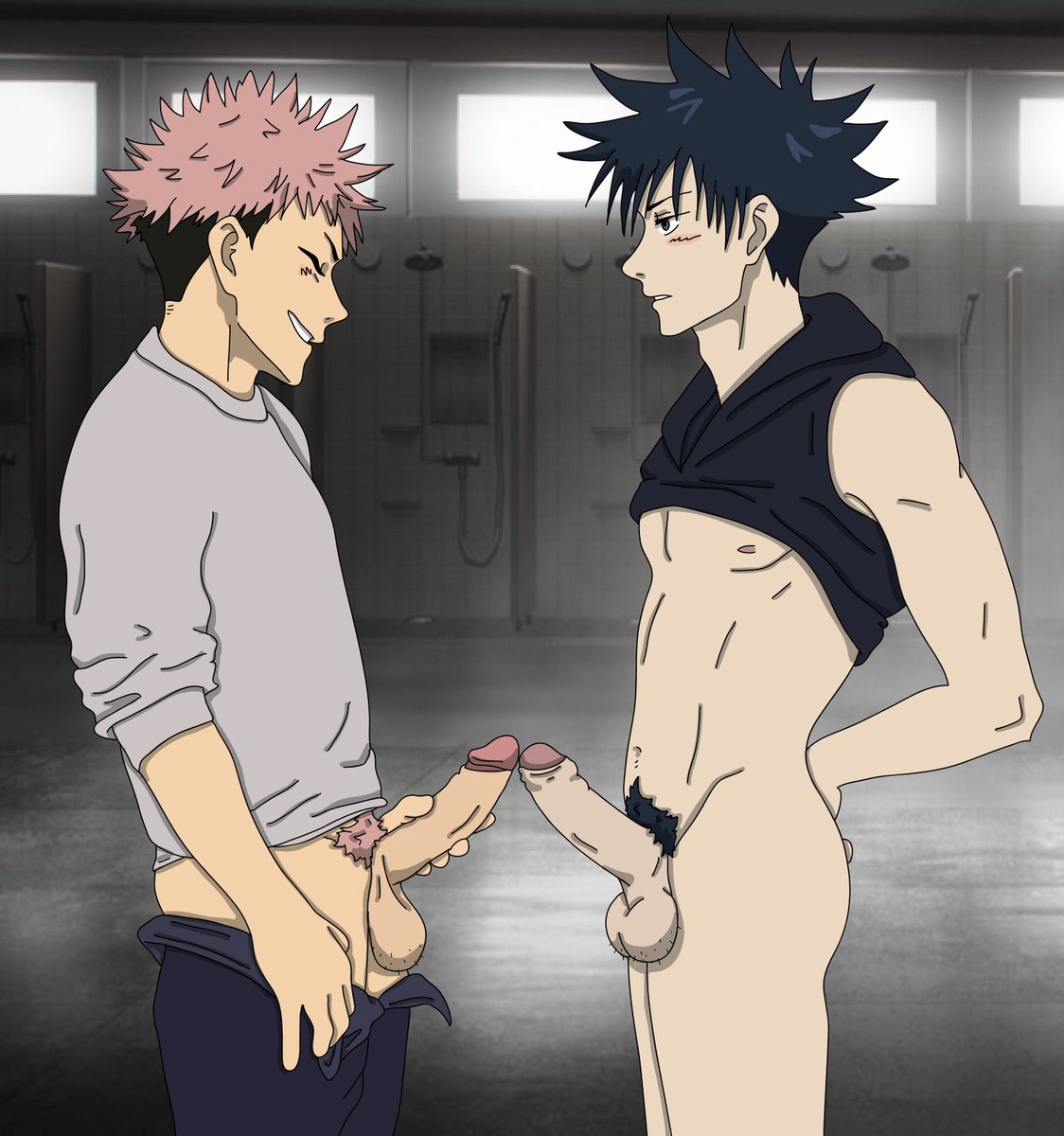X_T00NS's tweet photo. Whose is bigger?

#porn #cartoonporn #hentai #yaoi #anime #jjk https://t.co/QcY0V4QpQ3