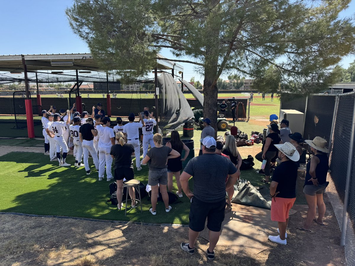Thank you <a href="/CoachT37/">Coach T</a> for taking the time to talk to the <a href="/TromblyTribe/">TromblyTribe</a> players and parents after our game today at the <a href="/AZFallClassic/">AZ Fall Classic</a>. <a href="/GauchosBaseball/">GAUCHO BASEBALL</a> is a solid program and your time was valuable for or our families navigating college recruiting. 

#EarnIt #RollTribe #TBRecruits