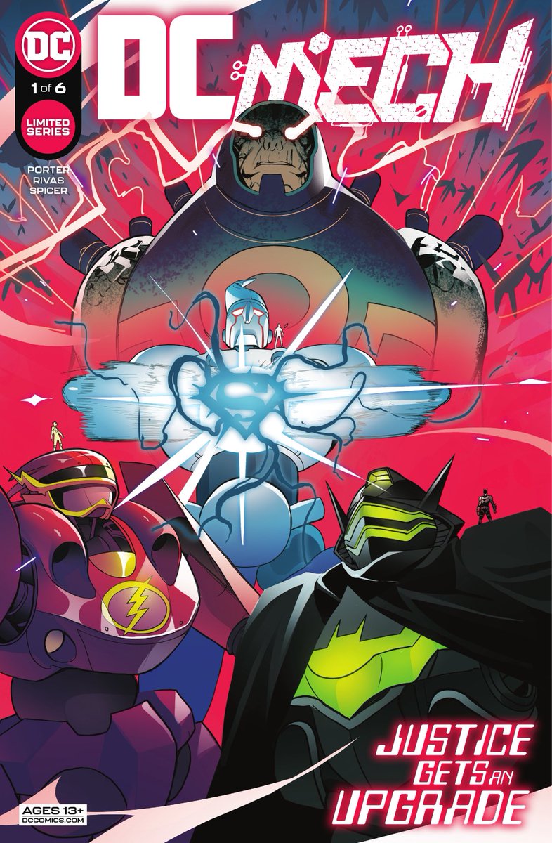 chelsdaniel280's tweet photo. DC Mech #1 Cover - Art by Baldemar Rivas
#Darkseid #Superman #Batman
#TheFlash #DCMech #dccomics https://t.co/TeSwm8ulwi