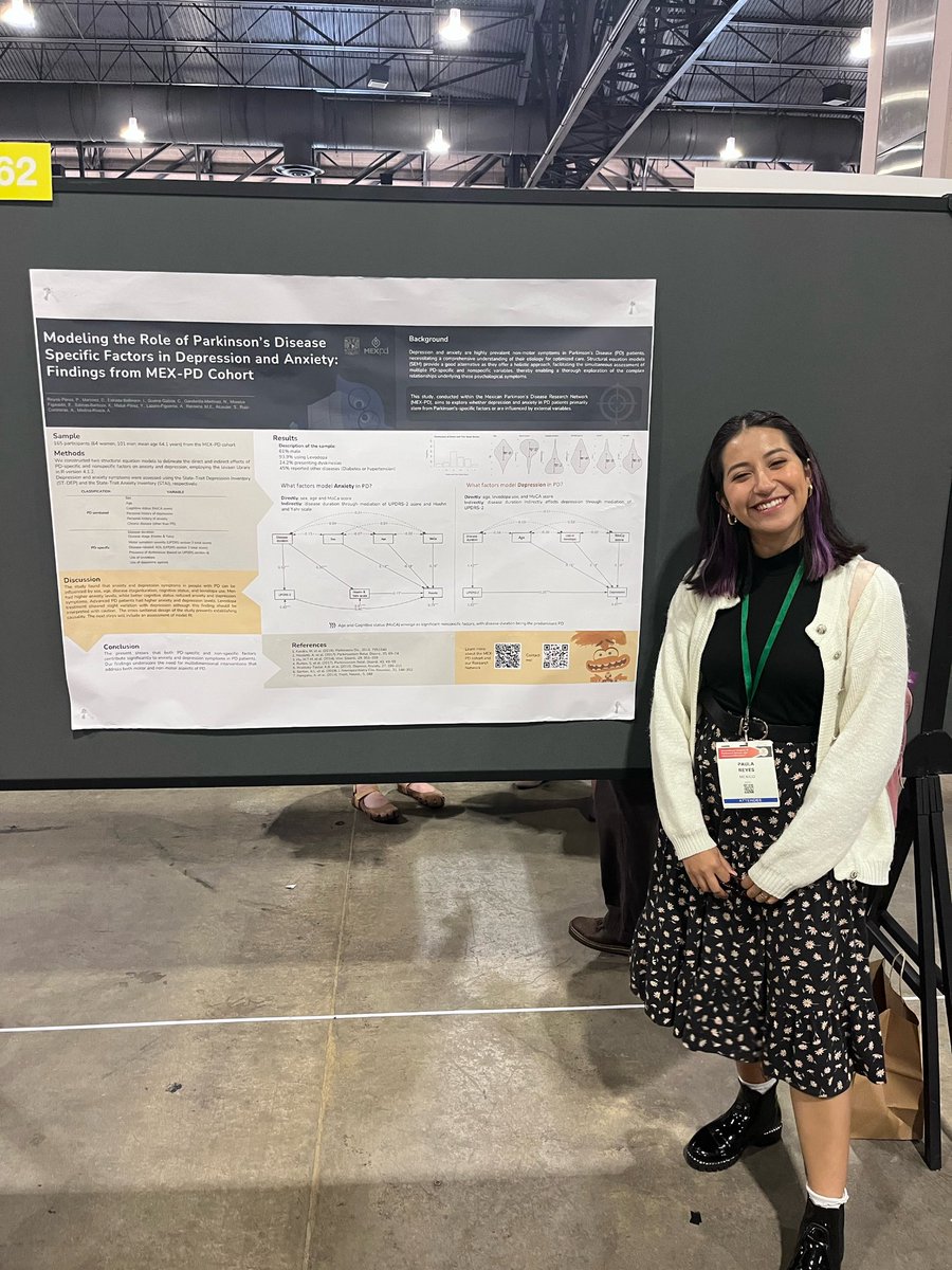 PauReyesP's tweet photo. Double session today! Orgullosamente compartiendo sobre nuestro trabajo en #MEXPD en el Movement Disorders Society Congress y en el Encuentro Anual de R-Ladies México.
Gracias a todas las personas que hacen que esto sea posible https://t.co/c0N2WrO5he