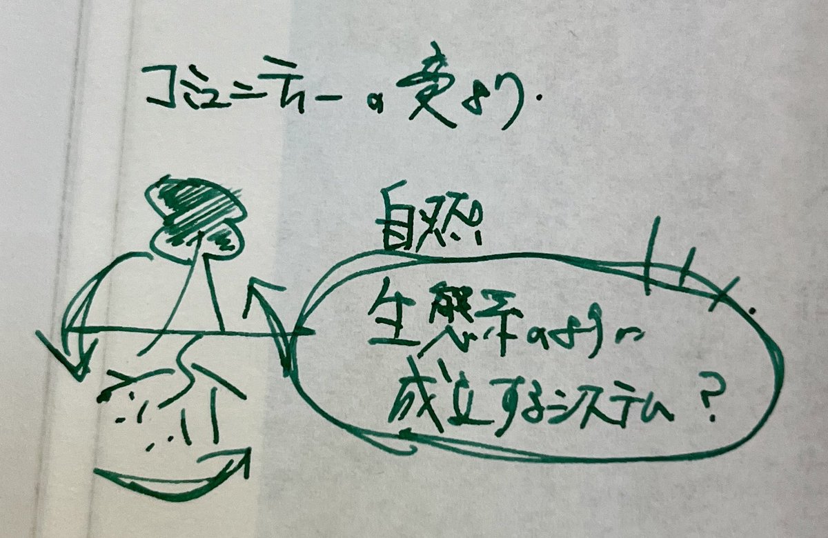 j_visualthinker's tweet image. コミュニティの変容を学んで感じたのは、ポジティブもネガティブもごちゃ混ぜに存在することの大切さ。まるで自然の生態系のように、一見無意味に見えるものも、実は重要な役割を果たしているんだなと。すべてに意味があるのかも？今日はここまで。