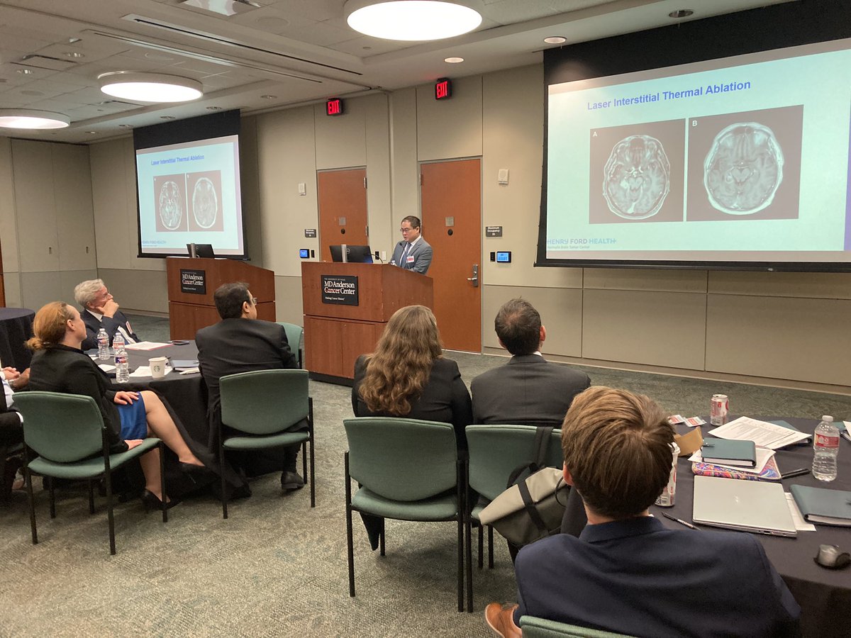 Caroline Brennan (@txbraintrust) on Twitter photo It’s #LITT! <a href="/IanLeeMD/">Ian Lee MD</a> talks using laser interstitial thermal therapy to treat insular #braintumors. Our <a href="/MDAndersonNews/">MD Anderson Cancer Center</a> neurological oncology fellowship alumni are breaking ground on minimally invasive treatments for patients. #oncsurgery #cns2024 #endcancer It’s #LITT! <a href="/IanLeeMD/">Ian Lee MD</a> talks using laser interstitial thermal therapy to treat insular #braintumors. Our <a href="/MDAndersonNews/">MD Anderson Cancer Center</a> neurological oncology fellowship alumni are breaking ground on minimally invasive treatments for patients. #oncsurgery #cns2024 #endcancer