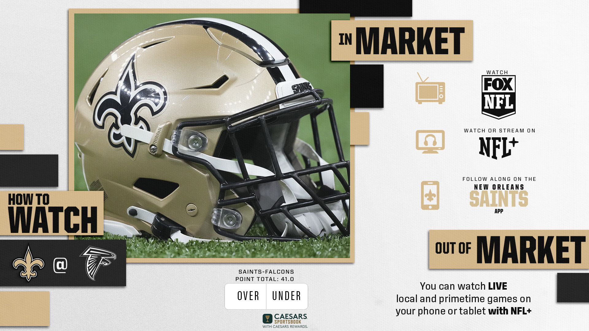 New Orleans Saints on X How are you watching Saints CaesarsSports https t ItyROXRUnt X