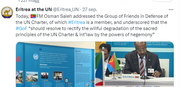 Björn Tunbäck (@tunback) on Twitter photo #Eritrea påstår att de kämpar för FN-stadgan ska respekteras. Stadgan innebär att de betygar sin "tro på de grundläggande mänskliga rättigheterna, på den enskilda människans värdighet och värde". Då så: släpp genast <a href="/DawitIsaak/">Dawit Isaak</a> och hans fängslade journalistkollegor. <a href="/RSF_RUG/">ReportrarUtanGränser</a> #Eritrea påstår att de kämpar för FN-stadgan ska respekteras. Stadgan innebär att de betygar sin "tro på de grundläggande mänskliga rättigheterna, på den enskilda människans värdighet och värde". Då så: släpp genast <a href="/DawitIsaak/">Dawit Isaak</a> och hans fängslade journalistkollegor. <a href="/RSF_RUG/">ReportrarUtanGränser</a>