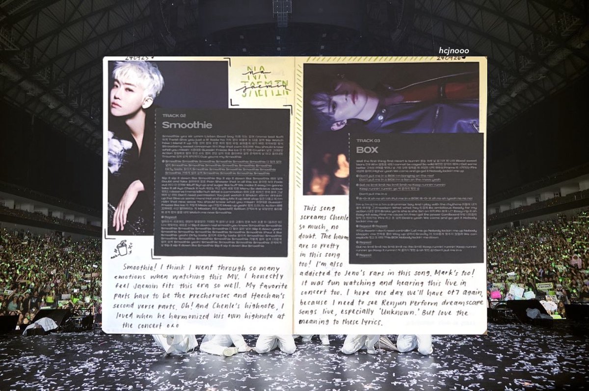 hcjnooo's tweet image. journaling = free therapy

#NCTDREAM #DREAMSCAPE #journalspread