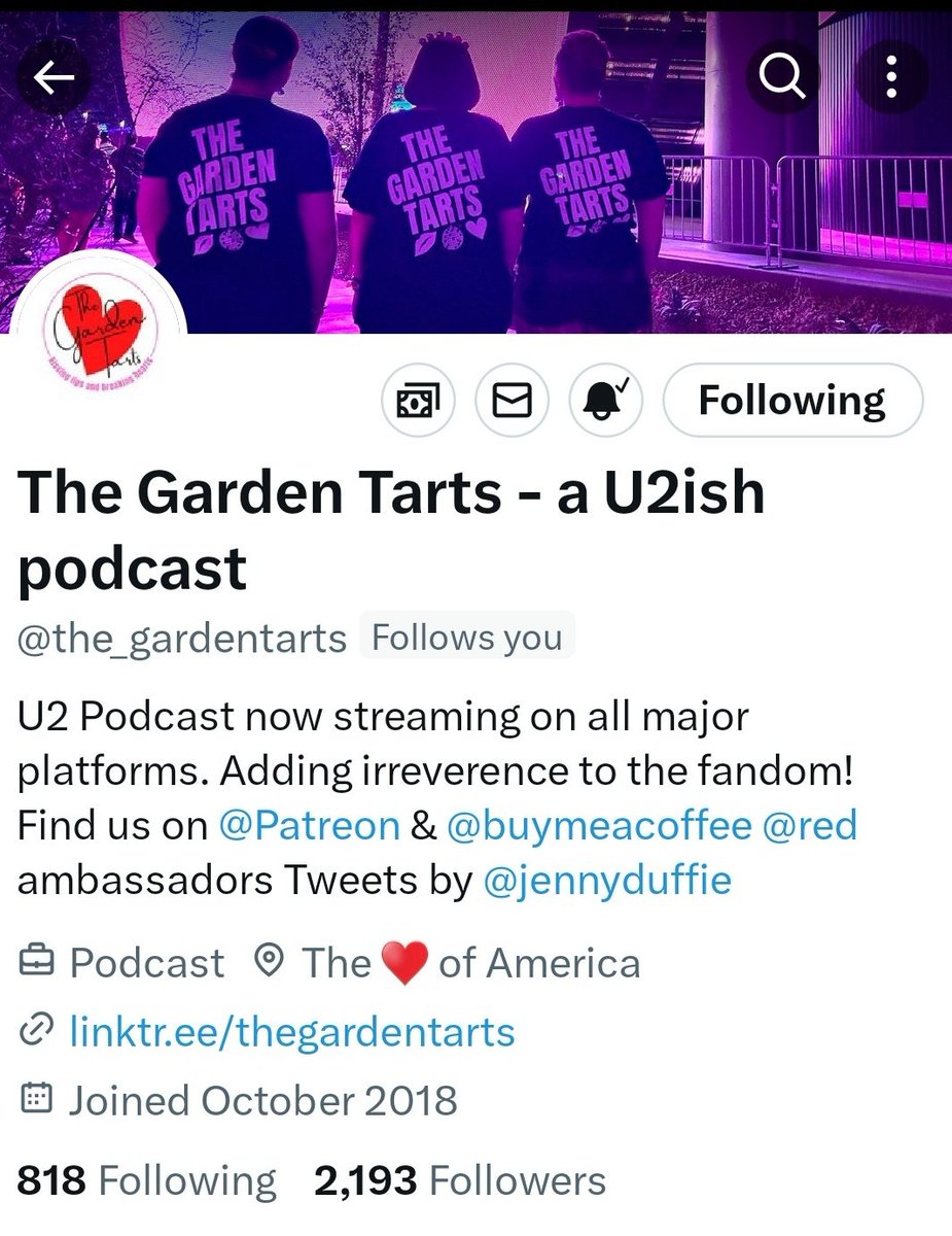 ciaraspinkpod's tweet image. My lovely u2 fan friends Hillary &amp;amp; @jennyduffie aka @the_gardentarts  will be guests on my Podcast tomorrow!   #Interviewfun 🎙🗨