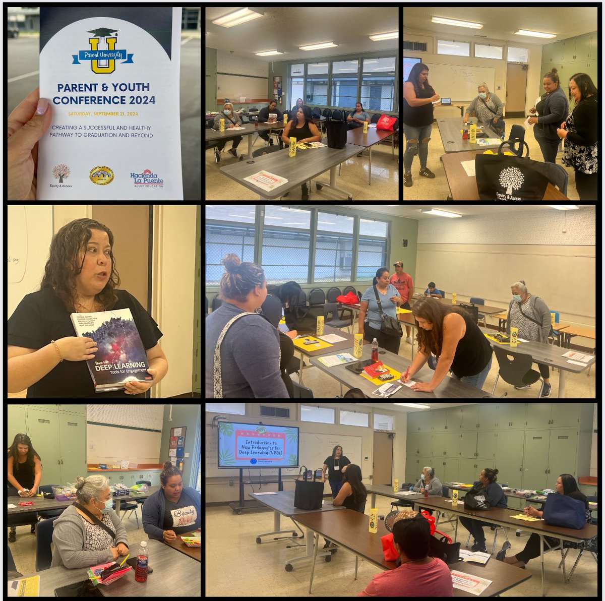 Dr. Helene Cunningham (@drhlcunningham) on Twitter photo Jenn and I enjoyed presenting for and working with parents on New Pedagogies for Deep Learning at HLPUSD’s Parent University. #npdl #parentuniversity #proudtobehlpusd
@newpedagogies <a href="/SuptDrJimenez/">Dr. Alfonso Jiménez</a> @AsstSupt_Isiah
<a href="/hlpequity/">Martha Calderon</a> Jenn and I enjoyed presenting for and working with parents on New Pedagogies for Deep Learning at HLPUSD’s Parent University. #npdl #parentuniversity #proudtobehlpusd
@newpedagogies <a href="/SuptDrJimenez/">Dr. Alfonso Jiménez</a> @AsstSupt_Isiah
<a href="/hlpequity/">Martha Calderon</a>