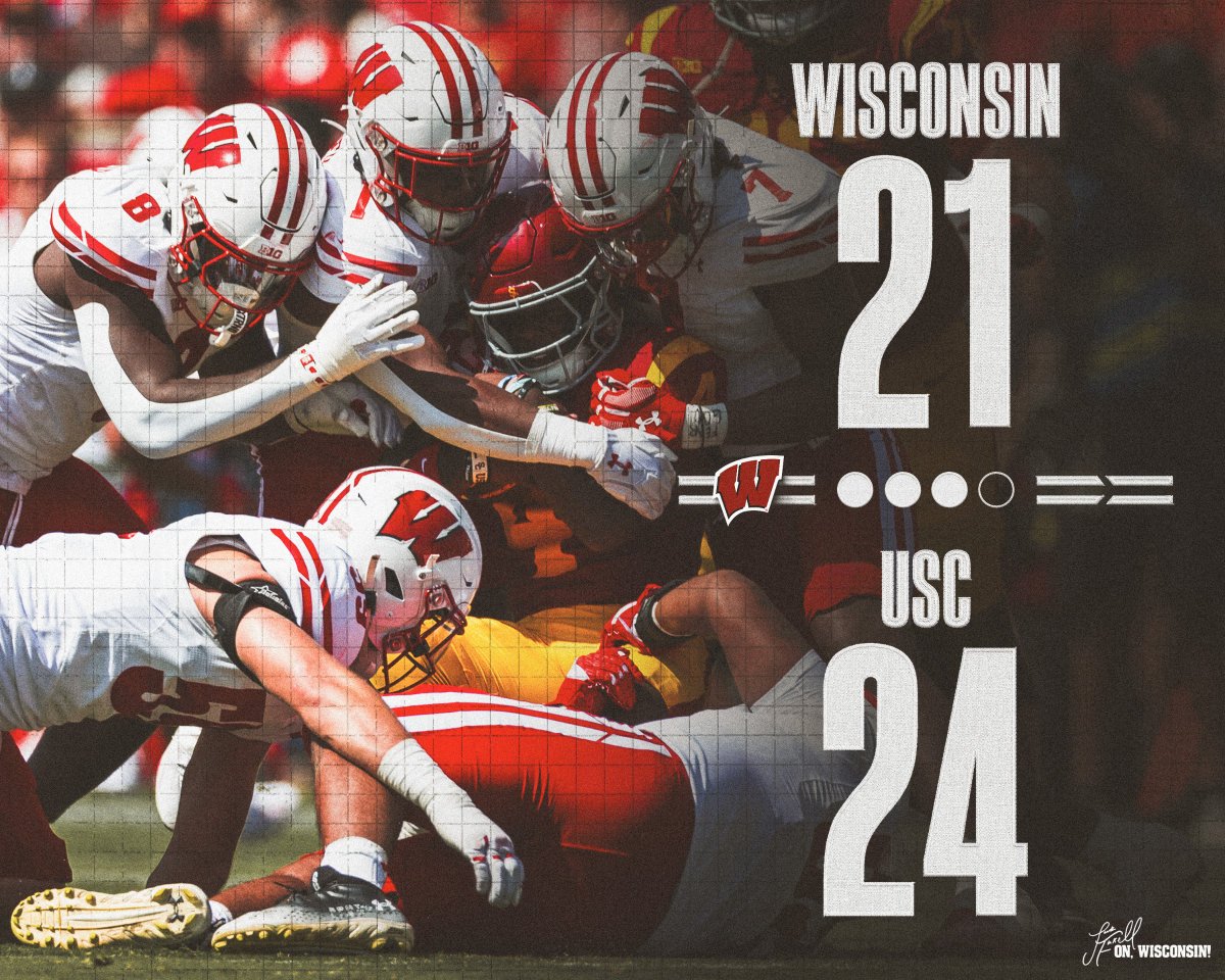 Wisconsin Football tweet media