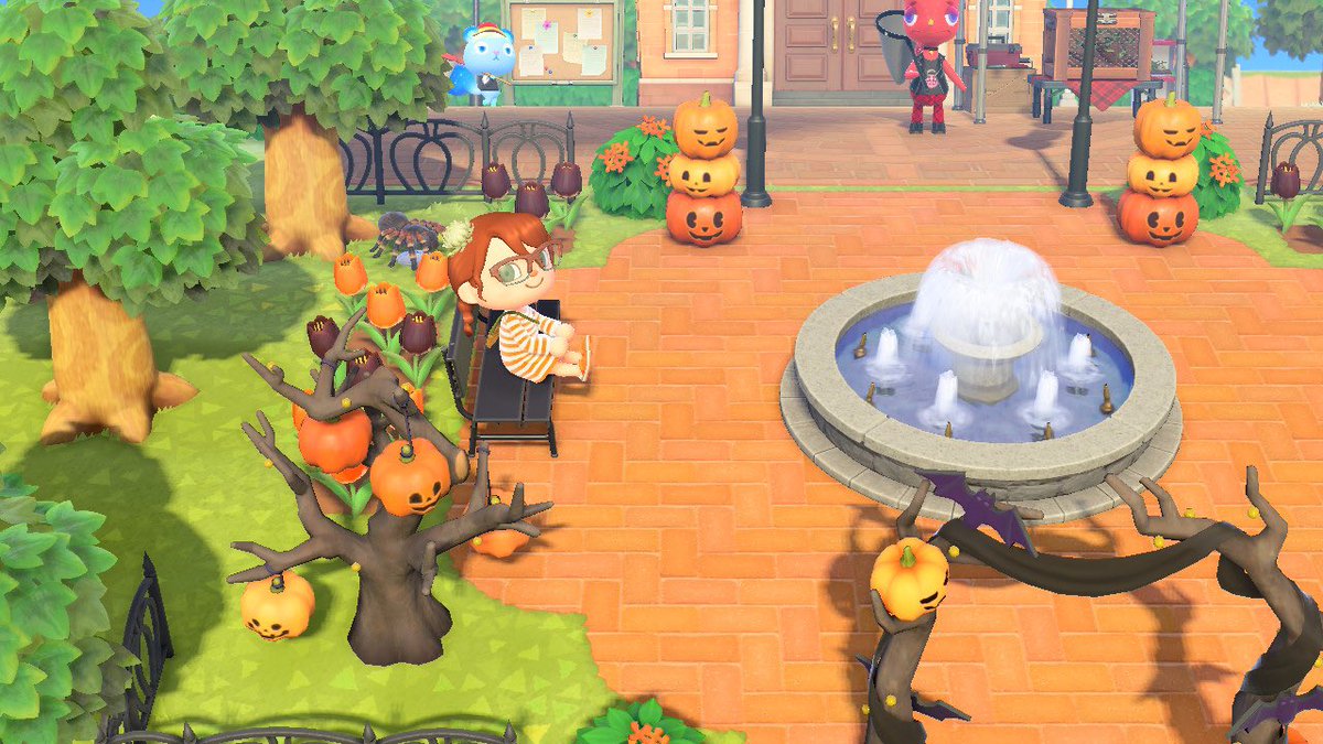 EmeraldCrossing's tweet photo. Redecorated entrance 🎃 https://t.co/tlpJVdVOn0