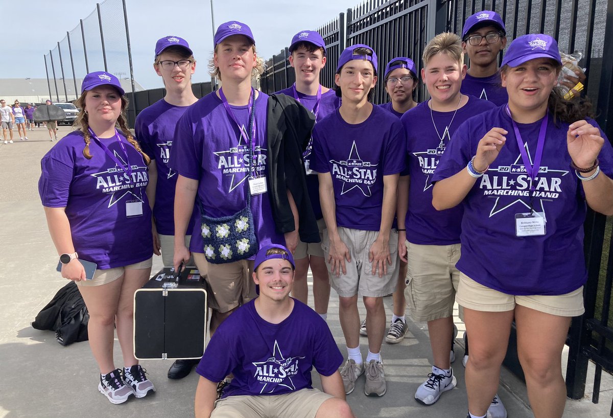 So proud of our Colt Band members. They did an amazing job representing Campus at the KSU All-Star Marching Band performance today. Lots of hard work last night and this morning really paid off!!