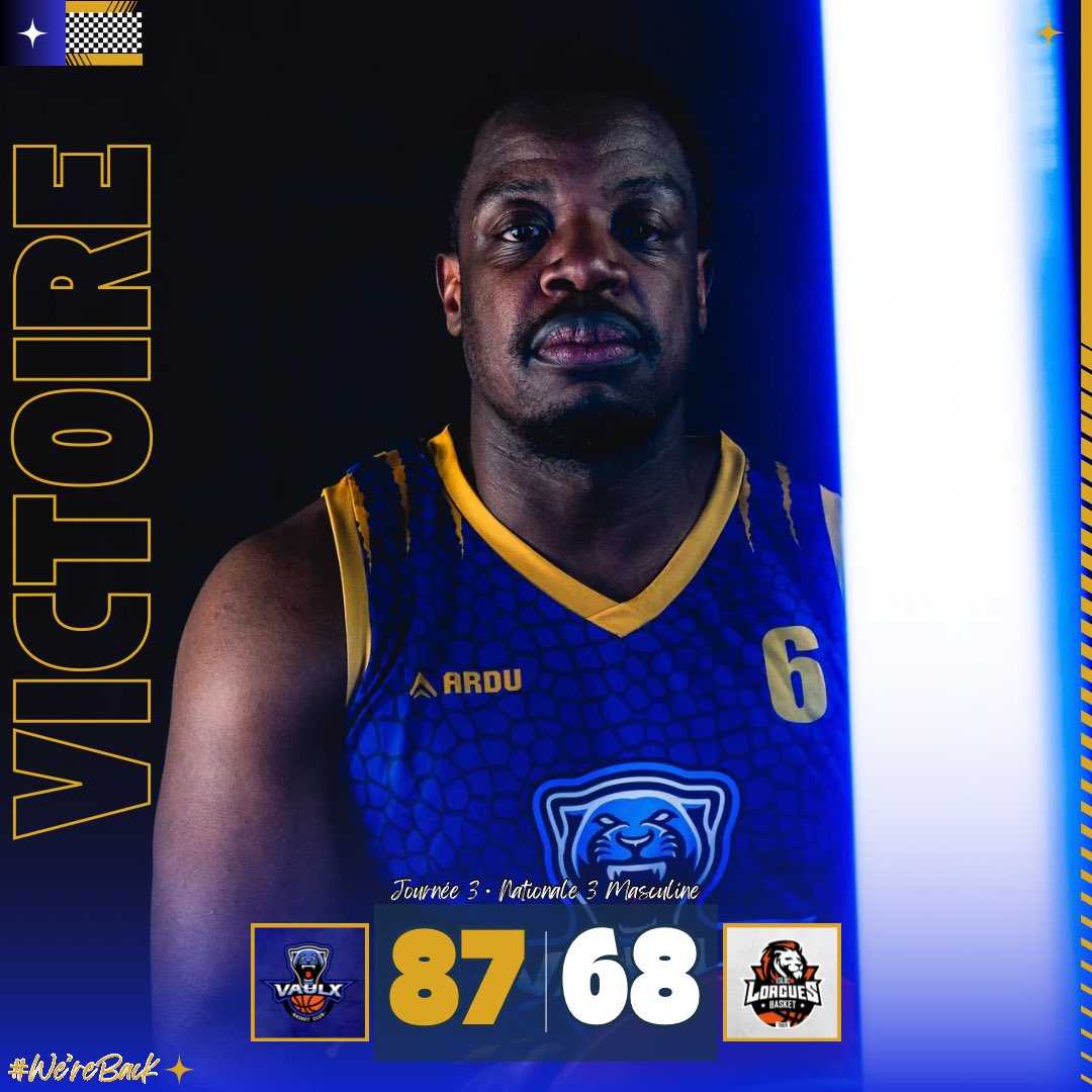 𝗩𝗜𝗖𝗧𝗢𝗜𝗥𝗘 ✅

On 𝗖𝗢𝗡𝗙𝗜𝗥𝗠𝗘 à la maison et on 𝗣𝗢𝗨𝗥𝗦𝗨𝗜𝗧 notre invincibilité 3️⃣
Un match sérieux de A à Z pour nos soldats 🪖

Déplacement la semaine prochaine du côté de Bastia ✈️

#WaAreBack #EnsembleEnN3