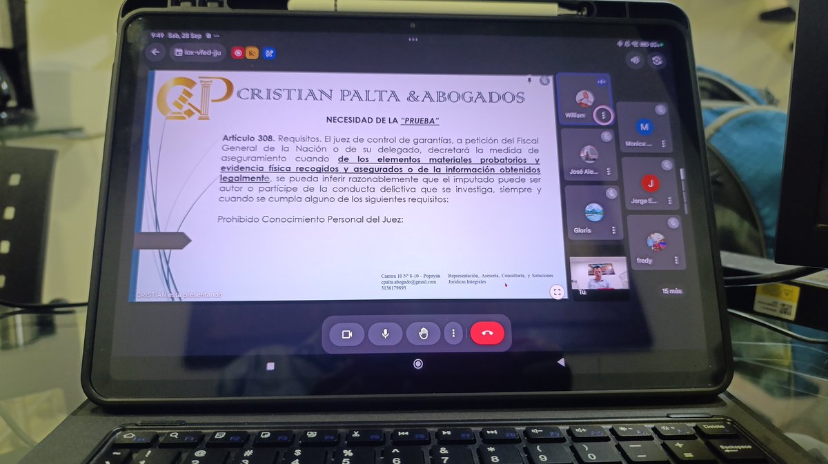 Cpaltabogado's tweet photo. Hoy acompañamos a los estudiantes del diplomado en Control de Garantías de la @ucevacol , dónde abordamos la Medida de Aseguramiento. 

Imposición, Sustitución, Modificacion, Revisión Periódica, Proporcionalidad en Términos de Inequivalencia. https://t.co/ecYjzK2Sjn